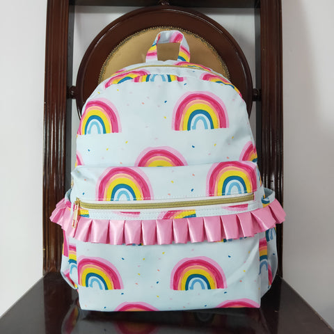 BA0167 RTS toddler backpack rainbow girl gift back to school preschool bag