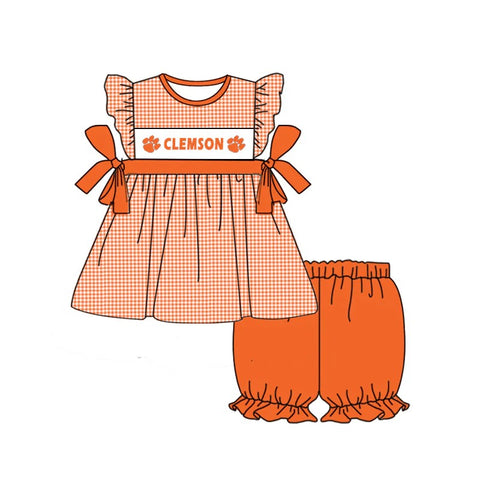 Order Deadline:23th May.. Split order baby girl clothes  state girl summer shorts set